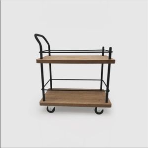PRICE FIRM Target Two-Tier Coffee Bar Cart